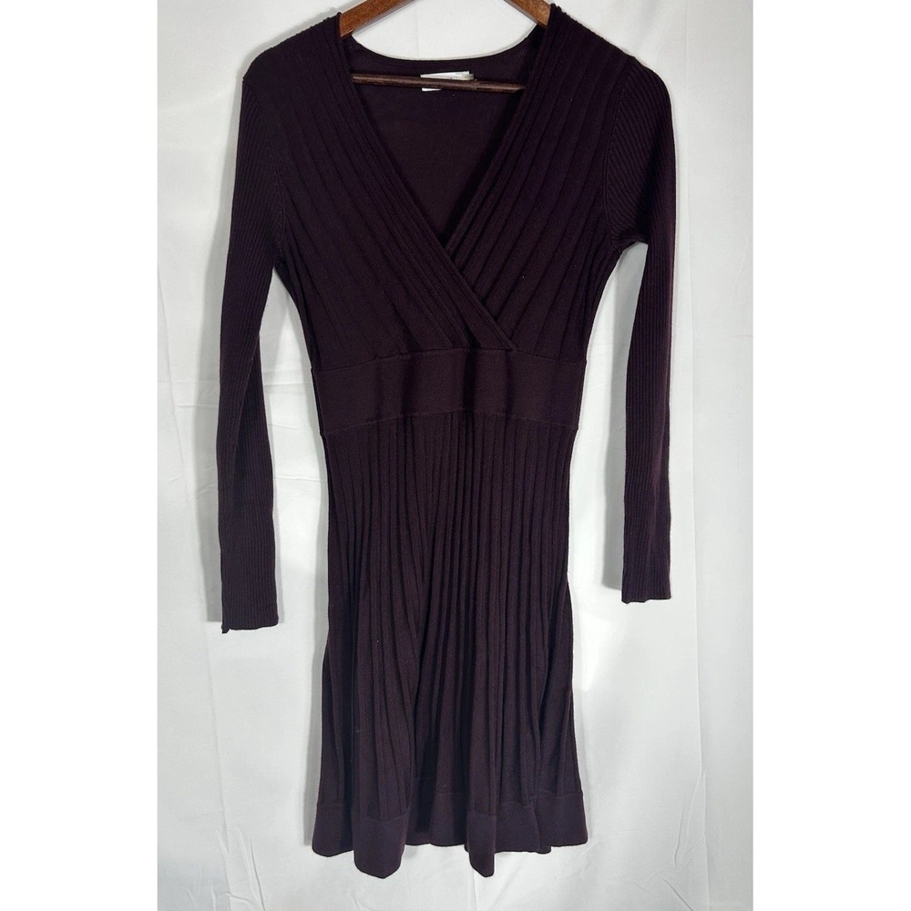 Calvin Klein Sweater Dress Gray Cable Knit Women's Size XL